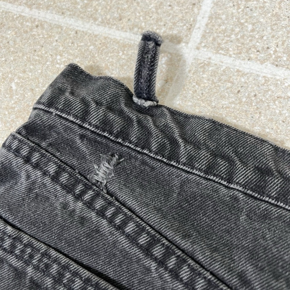 Vintage Levi's 550 Men's 30x32 Black Orange Tab Relaxed Fit Jeans MADE IN USA - Picture 7 of 16